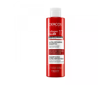 Vichy Dercos Collagen 17 Filler Σαμπουάν για Δράση κατά της Τριχόπτωσης και της Θραύσης των Μαλλιών 200ml