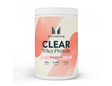 Myprotein Clear Whey Isolate Protein Peach Tea Flavour Υδρολυμένη Πρωτεΐνη Ορού Γάλακτος με Γεύση Τσάι Ροδάκινο, 500gr