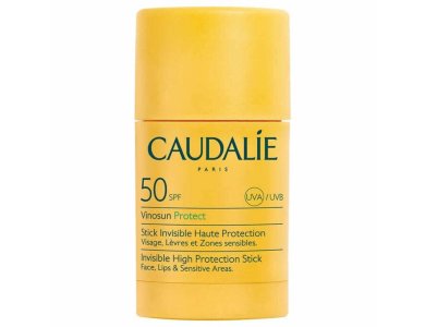 Caudalie Vinosun Protect High Protection Invisible, Αδιάβροχο Αντηλιακό Stick Προσώπου και Σώματος SPF50, 15gr