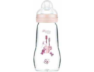 Mam Feel Good, Μπιμπερό Γυάλινο 2m+, 260ml