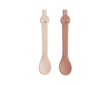 Trixie Silicone Spoon Mr.Rabbit, Κουτάλια Σιλικόνης, 4m+, Πακέτο 2τμχ